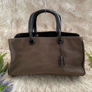 Gucci Canvas Wooden Handles Bag